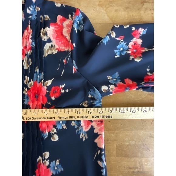 Charter Club Top Womens Medium‎ Floral Blouse - Picture 7 of 9